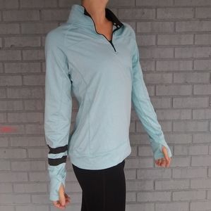 PINK logo zip pullover